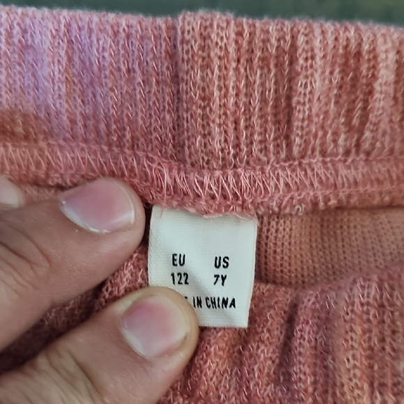 Pink Ribbed Two-Piece Set - Picture 2 of 4